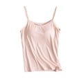 thumbnail image 4 of Timegard Womens Tank Tops with Built in Bras Scoop Neck Adjustable Spaghetti Strap Comfy Bottom Camis, 4 of 6