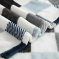 thumbnail image 3 of Mainstays Plush Throw Blanket Check Print, 3 of 7