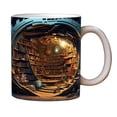 thumbnail image 2 of Dvkptbk Mug 3 D Creatives Space Bookshelf Ceramic Mugs Study with Coffee Mugs for Book Lovers Gift Kitchen Gadgets, 2 of 6