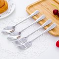 thumbnail image 2 of 6pcs Kids Silverware Stainless Steel Fork and Spoon Set Toddler Utensils, 2 of 8