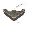 thumbnail image 2 of Unique Bargains Metal Desk Corner Protectors Table Edge Cover Guard 39x39x9mm Bronze Tone 8 pcs, 2 of 3