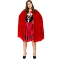 thumbnail image 4 of Robe de Fête de Noël Halloween pour Femmes Little Red Riding Hood avec Cape, 4 of 5