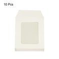thumbnail image 3 of Unique Bargains 3'' Clear Single Sided Mailing Photos Full Face Window Envelopes, White 10 Pack, 3 of 5