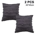 thumbnail image 1 of Set of 2 Decorative Cushion Cover with Tassel Fringe Throw Pillow, 1 of 5