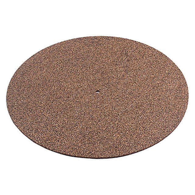 Wweixi Cork Turntable Mat Portable Round Shockproof Reusable Universal Household Music Shop Platter Pad Part Accessories