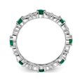 thumbnail image 4 of Bague Péridot 1,05 Carat (ctw) en Argent Sterling, 4 of 4