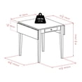 thumbnail image 5 of Hamilton Drop Leaf Dining Table with 2 Ladder Back Chairs, 5 of 5