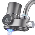 thumbnail image 1 of Faucet Water Filter, LED Display Water Purifier to Reduce Lead, Chlorine & Heavy Metals, Sink Water Filter, 1 of 6