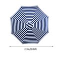 thumbnail image 2 of Parasol de Terrasse Extérieur Grand de 90,6 Pouces à 8 Baleines, Parasol de Marché pour Table – Résistant aux UV, Parasol de Piscine 190T Robuste et Imperméable, Toile de Remplacement pour Parasol, Housse Supérieure de Remplacement (Cadre Non Inclus), 2 of 5