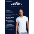 thumbnail image 4 of Jockey Men's Slim Fit Cotton Stretch V-Neck Undershirt - 2 Pack, 4 of 4