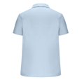 thumbnail image 2 of Besolor Men's Short Sleeve Dress Shirts Summer Casual Button down Shirts Solid Color Wedding Business Tops, 2 of 4