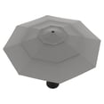 thumbnail image 3 of Better Homes & Gardens 10 ft. Round 3-Tier Market Patio Umbrella, Taupe, 3 of 8