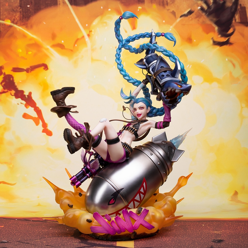 Myethos 1/7 Scale League of Legends LOL Jinx Figure Painted Statue