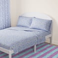 thumbnail image 2 of Mainstays Kids Ensemble de draps en microfibre, lit 2 places, étoiles, 4 pièces, 2 of 8