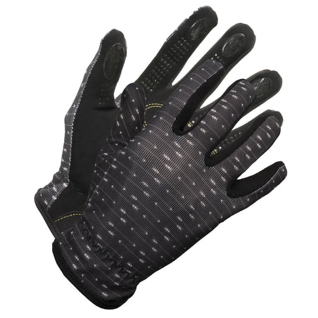 Gant de Jardin de Performance pour Femmes en Noir avec Paume à Pois en Cuir Synthétique pour une Meilleure Adhérence Humide et Sèche, Dextérité Supérieure, Poignet Ajusté et Paume Rembourrée pour la protection, Convient au Jardinage Extérieur et à l'Utilisation d'Outils de Jardin.