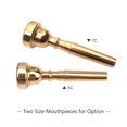 thumbnail image 3 of Labymos Embouchure de Trompette Accessoires pour Instruments de Musique Plaqué Or 7C, 3 of 8
