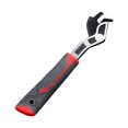 thumbnail image 1 of DYNWAVECA Multifunctional Self Locking Pipe Wrench Tool Forged Steel Three Sided Toothed Multipurpose for Home Maintenance Professional 8inch, 1 of 9