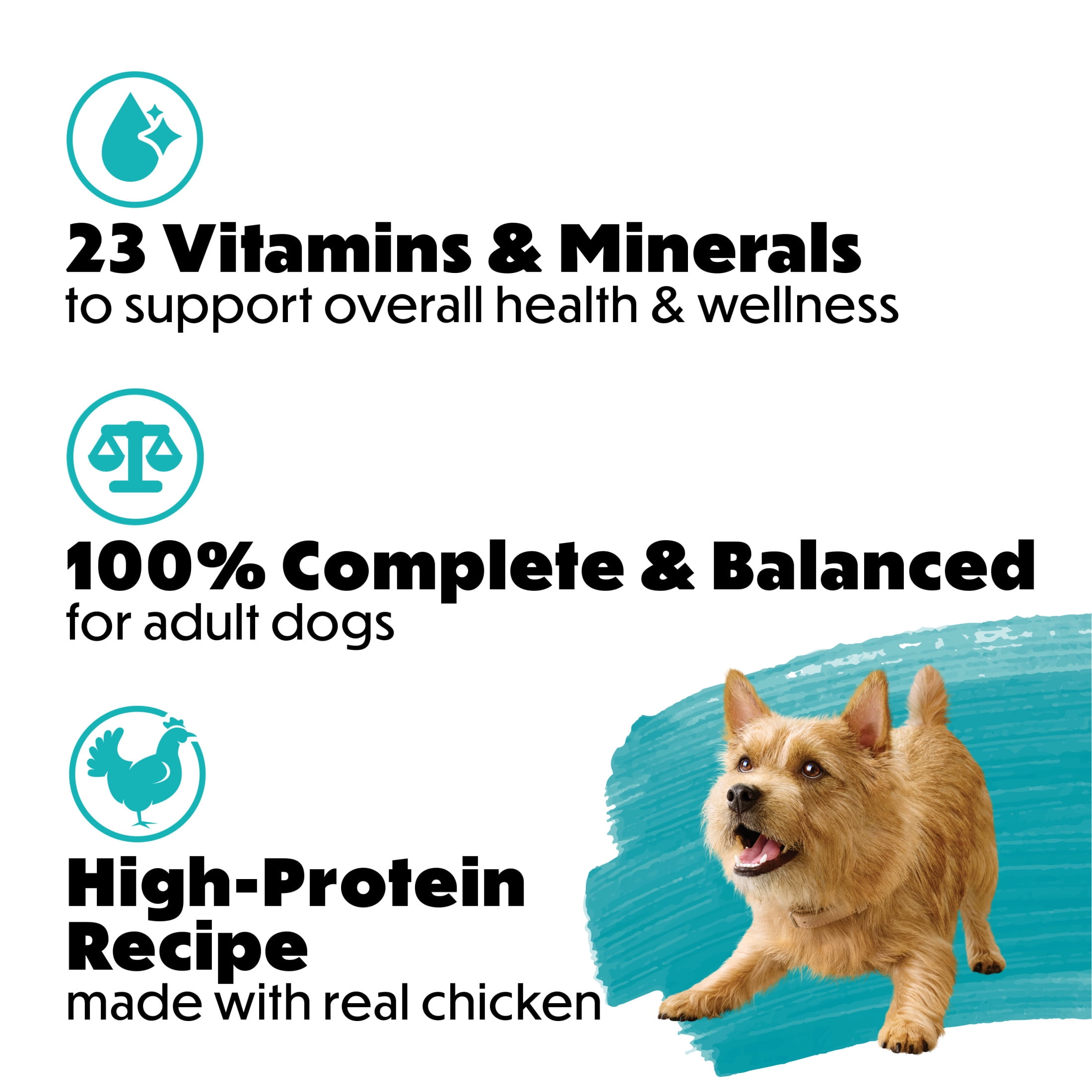 Beneful IncrediBites en Sauce avec du Vrai Poulet, Nourriture Humide pour Chiens 85 g