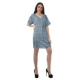 thumbnail image 3 of Moomaya Robes Modestes Femmes Robe Imprimée Shorts Femmes Col en V Tenue Décontractée, 3 of 6