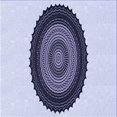 thumbnail image 1 of Ahgly Company Tapis d'Intérieur Lavables en Machine Bleu Lavande Transitionnel, 8' Carré, 1 of 7