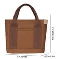 thumbnail image 1 of Sac en Toile Mode Sac Fourre-Tout Sac de Rangement Sac à Main à Multiples Poches Sac à Poignée, 1 of 5