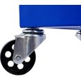 thumbnail image 4 of Berceau de Moteur de Moto, Diable 1500 lb, Cadre en Acier Robuste avec Coussinets en Caoutchouc, Roues 360 et Largeur Ajustable pour VTT et Quatre Roues, Rouge, 4 of 7