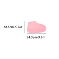 thumbnail image 2 of SSZMDLB Couvre-Chaussures de Pluie à Moins de 5 $, Couvre-Bottes de Pluie, Protège-Chaussures Réutilisables et Imperméables pour Sports de Plein Air, Surchaussures en Caoutchouc Antidérapantes pour la Randonnée, le Cyclisme et le Jardinage, Garder les Pieds au Sec, 2 of 2