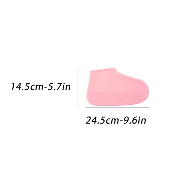 Couvre-chaussures en Silicone Réutilisable Imperméable Couvre-Chaussures en Silicone Imperméable Couvre-Chaussures de Sport de Plein Air Portable en Silicone Antidérapant Couvre-Chaussures de Pluie Sale (m?Housses de Chaussures en Silicone Imperméables