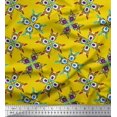 thumbnail image 1 of Soimoi Poly Georgette Fabric Tiles Moroccan Print Fabric by The Yard 42 Inch Wide, 1 of 3