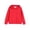 Red, variant on Milgrthf Baby Girl Boy Sweatshirts Toddler Trendy Solid Color Ruffle Crew Neck Long Sleeve Pullovers Child Loose Top Red 11-12 Years