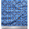 thumbnail image 1 of Soimoi Cotton Cambric Fabric Abstract & Circle Geometric Fabric Prints by Yard 42 Inch Wide, 1 of 5