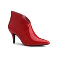 thumbnail image 1 of Unique Bargains Women's Point Toe Patent Leather Stiletto Heel Ankle Boot, 1 of 8