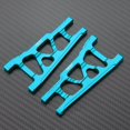 thumbnail image 3 of bedienty 2pcs 1/10 Front Lower Suspension Arm Aluminum Alloy Enhanced Rc Front Lower Suspension Arm For SLASH 4x4 Blue, 3 of 6