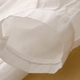 thumbnail image 4 of Cinvoph T-Shirts Décontractés à Manches 3/4 pour Femmes Col Rond Boutons Hauts Décontractés Affaires Travail Basiques Blouses Haut, 4 of 8