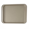 thumbnail image 4 of Rectangle Baking Pan Cookie Biscuit Pastry Stainless Steel Baking Oven Tray Non-stick Coating  Small  Gold, 4 of 9