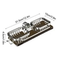 thumbnail image 2 of Meitianfacai Faucet Organizer Dish Sponge Holder, Faucet Storage Rack Dish Sink Supplies No Punching Can Hollowed Out Sink Storage Rack, 2 of 9