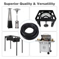 thumbnail image 3 of High Pressure Gas Line Hose QCC1 20ft 3/8in Female to 1/8in MNPT RV Gas Line for Grill Fire Pit Heater, 3 of 7