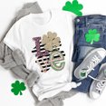 thumbnail image 2 of Birdeem T-Shirt Décontracté pour Femmes Imprimé Jour de la Saint-Patrick à Manches Courtes, 2 of 7