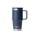 thumbnail image 1 of YETI Rambler 20 oz Gobelet de Voyage avec Couvercle à Paille Rabattable &#2013265922?? Acier Inoxydable, Isolé sous Vide, Étanche, Compatible avec Porte-Gobelet, Bleu Marine, 1 of 9