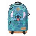 thumbnail image 1 of Disney Stitch Tropical Print 17.5" Hooded Backpack, 1 of 7
