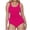 Hot Pink, variant on VBTAPA Tankini Swimsuits for Women Slim Fit Tank Tops with High Waisted Bottoms 2 Piece Modest Bathing Suits Tummy Control Beach Swimwear Sets Today's Sales Hot Pink M