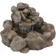 thumbnail image 1 of Sunnydaze 18"H Electric Resin Rocky Ravine Waterfall Outdoor Water Fountain, 1 of 10