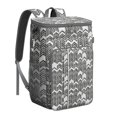 thumbnail image 1 of Retro Insulated Cooler Backpack - 20L Soft Cooler Bag, Tribal Patterns for Beach & Picnic, 1 of 6