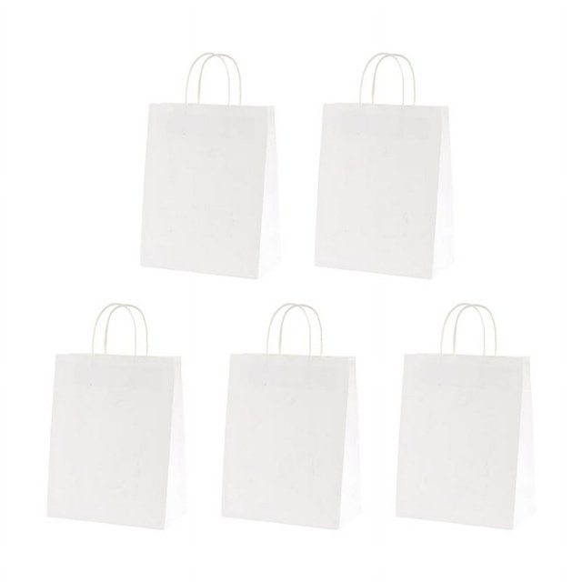 Gift Bag 5Pcs/Set Gift Bag Ornamental Cartoon Print Bright Color Christmas Paper Assorted Gift Bags for Friends