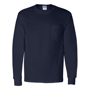 Gildan Ultra Cotton Long Sleeve Pocket T-Shirt