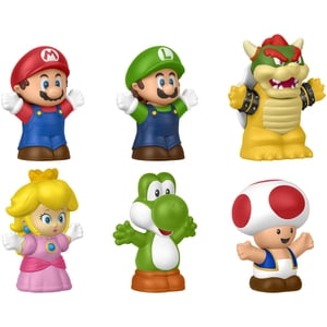 Fisher-Price Little People My Mario Graphique 6-Pack Jeu pour les tout-petits & pour enfant
