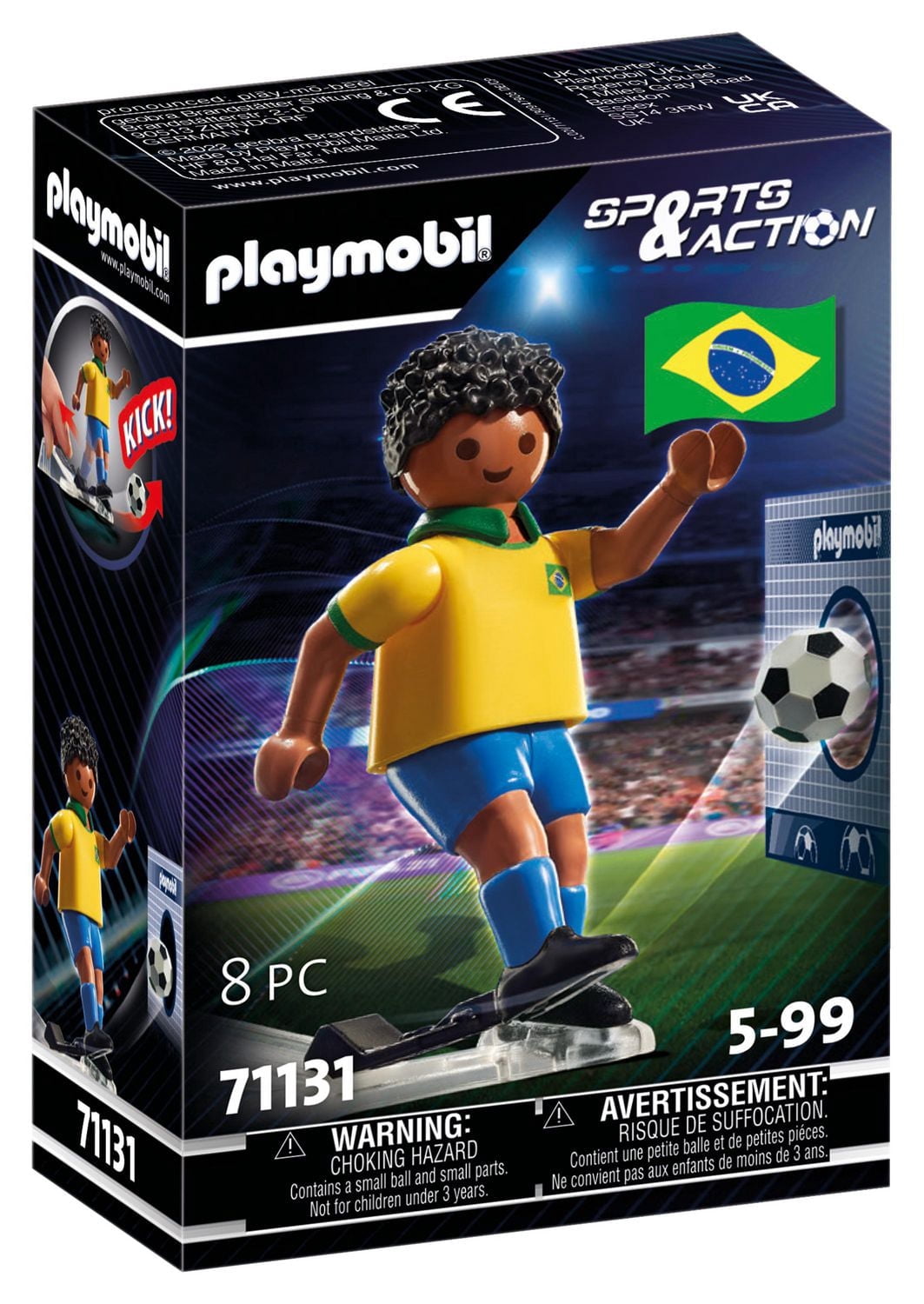Playmobil Joueur de football - Brésil