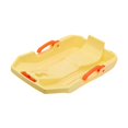 thumbnail image 1 of jinwen Children Downhill Toboggan Snow Sled with Brake 24.6inch Long with Pull Rope Yellow, 1 of 9