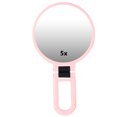 thumbnail image 1 of Handheld Mirror Round Vanity Mirror 5x Magnifying Makeup Mirror Doublesided Cosmmetic Mirror Double Sided Mirror Cosmmetic Mirror For Hotel For Travel For Home, 1 of 7