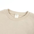 thumbnail image 4 of cfhntfmh Chandail pour Filles Garçons Molleton Confortable Col Rond Manches Longues Chandail de Base Doux Extensible Fente Latérale à Capuche, 4 of 6